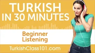 30 Minutes of Turkish Listening Comprehension for Beginner