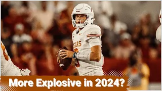 Could Quinn Ewers and the Texas Longhorns Football Team be More Explosive on Offense in 2024?