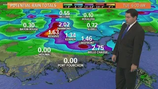 Weather Expert Forecast Monday Noon Update - more storms with some heavy rain