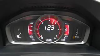 Volvo V60 Cross Country D4 AWD (190hp) Acceleration 0-120 km/h