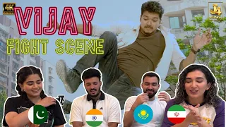 Vijay Bus Fight Scene Reaction | Thuppakki Movie | Thalapathy Vijay Reaction | Foreigners Reaction