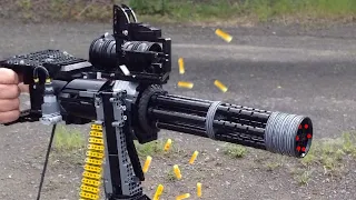 THE MOST PAINFUL WEAPON. LEGO MACHINE GUNS