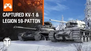 World of Tanks Console: Captured KV-1 & Legion 59-Patton
