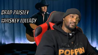 I ALMOST CRIED😭|Brad Paisley -  Whiskey Lullaby (Reaction!!)