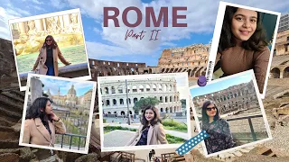 Rome, Italy Feb 2022 | Colosseum | Trevi Fountain | Spanish Steps