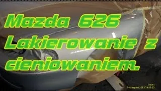 Mazda 626 lakierowanie z cieniowaniem cz.3/4