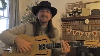 Silent Night slide guitar lesson