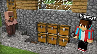 ЖИТЕЛЬ ПРЯТАЛ ЭТИ СУНДУКИ У СЕБЯ ПОД ДОМОМ ОТ ВСЕХ В МАЙНКРАФТ | Компот Minecraft