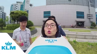 KLM VR travel experience in Korea: KLM 암스테르담 전망대