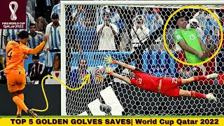Best  5 Goalkeepers Impossible saves | 2022 FIFA World Cup Qatar  | Hand of golden glove