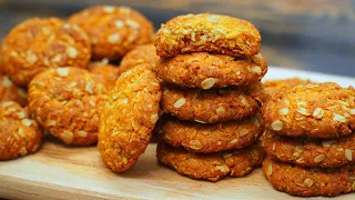 Crispy Anzac cookies. No eggs | Easy recipe.