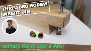 Threaded Insert Jig | Simple Install Jig for Threaded Screw Inserts | Threaded Inserts Installation