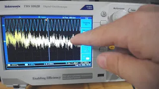 Measuring signals buried in noise with an Oscilloscope