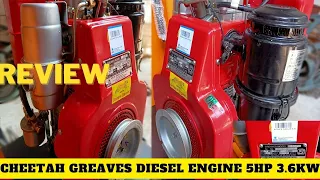 REVIEW-GREAVES DIESEL ENGINE|5HP|3.6KW|RPM3600|ENGINEGYAN||