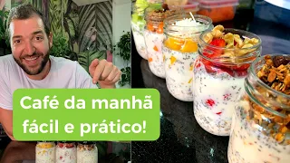 OVERNIGHT OATS | Aveia adormecida | Café da manhã fácil e prático!