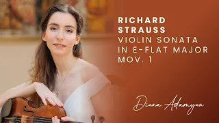 Strauss Violin Sonata in E-flat major, Op. 18, mov. 1 // Diana Adamyan, violin & Zitong Wang, piano