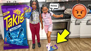 Girl Ruins Sisters Takis 😱 What Happens Next Is Shocking 😨