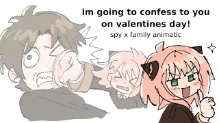 i'm going to confess to you on valentines day - damian and anya (spy x family animatic)