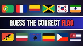 Guess the Correct Flag | 50 Flags Quiz 🚩❓