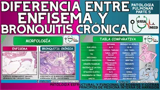 DIFERENCIA ENTRE ENFISEMA Y BRONQUITIS CRÓNICA | GuiaMed