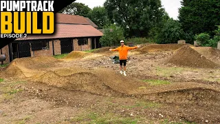 THE MEGA NEW PUMP TRACK IS TAKING SHAPE!! EP2