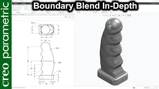 Boundary blend in depth in Creo Parametric