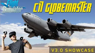 MSFS 2020 | C17 Globemaster 3.0 by Delta Simulations | Grand Canyon | recorded in Virtual Reality