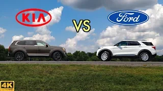 NEWCOMER OR VETERAN? -- 2020 Ford Explorer vs. 2020 Kia Telluride: Comparison