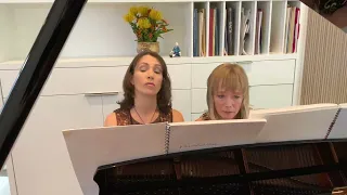 New piano duet: "Rejouissance" from Bach's Orchestral Suite 4, arr. E. Bindman