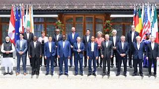 PM Modi with the leaders of G7 countries in Germany