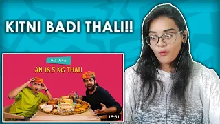 Win ₹2 Lakhs If You Finish This Thali REACTION : Who Will Finish It First? | Ok Tested | Neha M.