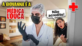 ESPIONEI A GIOVANNA E VI ELA VESTIDA DE MÉDICA - JULIANA BALTAR