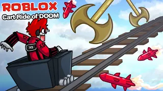 Roblox : Cart Ride Of Doom 🚂 ทางรถไฟสู่หายนะ กับชัยชนะที่แทบจะเป็นไปไม่ได้ (โคตรยาก) !!!