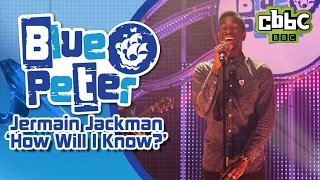 The Voice Winner Jermain Jackman performs 'How Will I Know' on Blue Peter - CBBC
