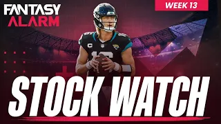 2022 Fantasy Football Stock Watch Week 13 Risers & Fallers: Trevor Lawrence Moving Up QB Rankings