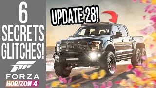 Forza Horizon 4 - 6 Secrets, Glitches & Easter Eggs! UPDATE 28 HENNESSEY 6X6?