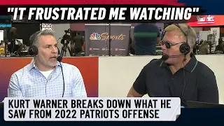 "I didn't feel like they catered this at all to who Mac was" | Kurt Warner on Pats' offensive issues