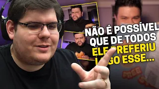 CASIMIRO REAGE: PROVANDO O CARDÁPIO TODO DO MR BEAST BURGER - THIAGO QUATROQUE | Cortes do Casimito