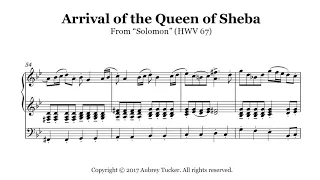 Organ: Entry / Arrival of the Queen of Sheba (from Solomon HWV 67) - George F. Handel