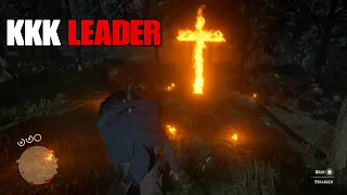 RDR2 Sacrificing KKK Leader