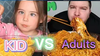 Kid vs. Adults Mukbang