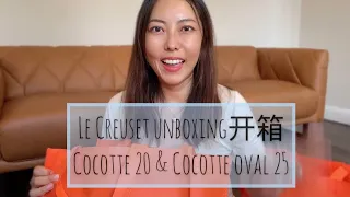 Le Creuset big unboxing - cocotte everyday 20 and Cocotte oval 25 开箱