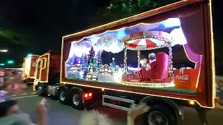 Caravana de Natal Coca-Cola 2022 Santos/SP Brasil #caravanacocacola #santos013 #santoscity #brazil