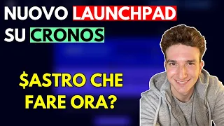 NUOVO LAUNCHPAD su CRONOS (attenzione ai prossimi giorni!) | ASTROPORT: DUMP immediato?