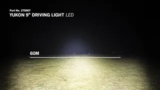 YUKON 9" DRIVING LIGHT LED LIGHTING BEAM PATTERN