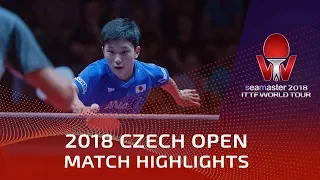 Tomokazu Harimoto vs Patrick Franziska | 2018 Czech Open Highlights (1/4)