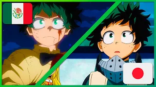 MY HERO ACADEMIA: TWO HEROES - Japonés Vs. Latino | Comparación de Doblaje