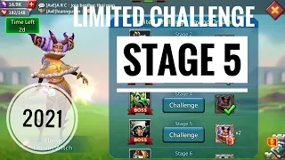 Lords Mobile Limited Challenge Stage 5 Dream Witch | 2021 |(Saving Dreams) Solitary Slumber F2P Team