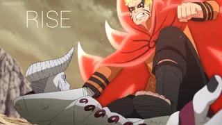 BARYON MODE NARUTO DESTROYS ISSHIKI OTSUSUKI | BORUTO AMV | RISE