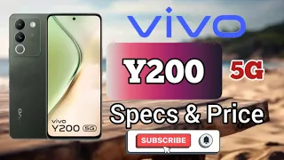 vivo Y200 5G Features Specs & Estimated Price in Philippines